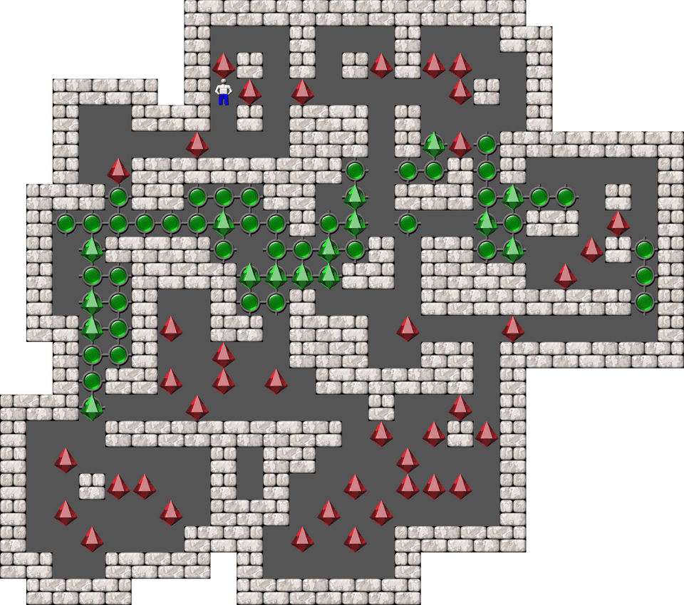 Sokoban Mass Remodel level 248